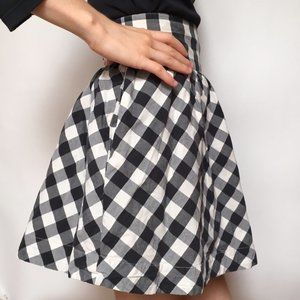 SKATERGIRL CUTIE CIRCLE SKIRT B&W